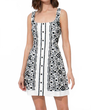 Adelyn Rae - Annina Embroidered Dress