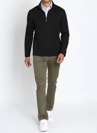 Jachs New York - Cotton Modal Blend Quarter Zip Sweater