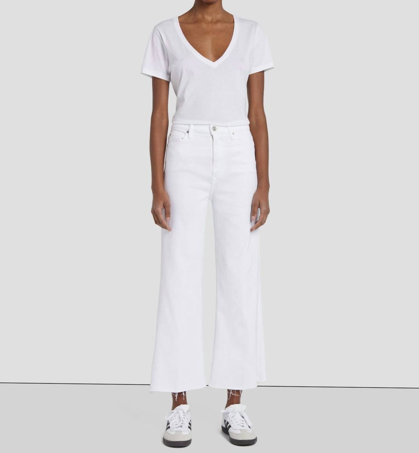 7 For All Mankind - High Rise Cropped Jo Jeans