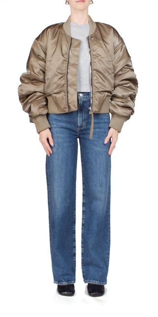 Agolde - Women's Shoreditch Ski Club Jett Bomber Jacket Sage