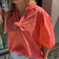 Caryn Lawn - Anna V-neck Top