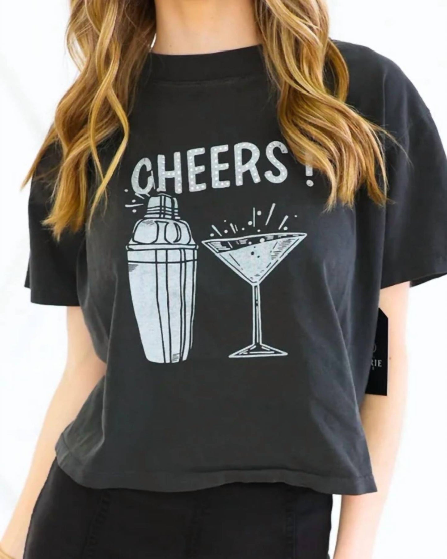 All Us - Shaker Wide Crop Tee