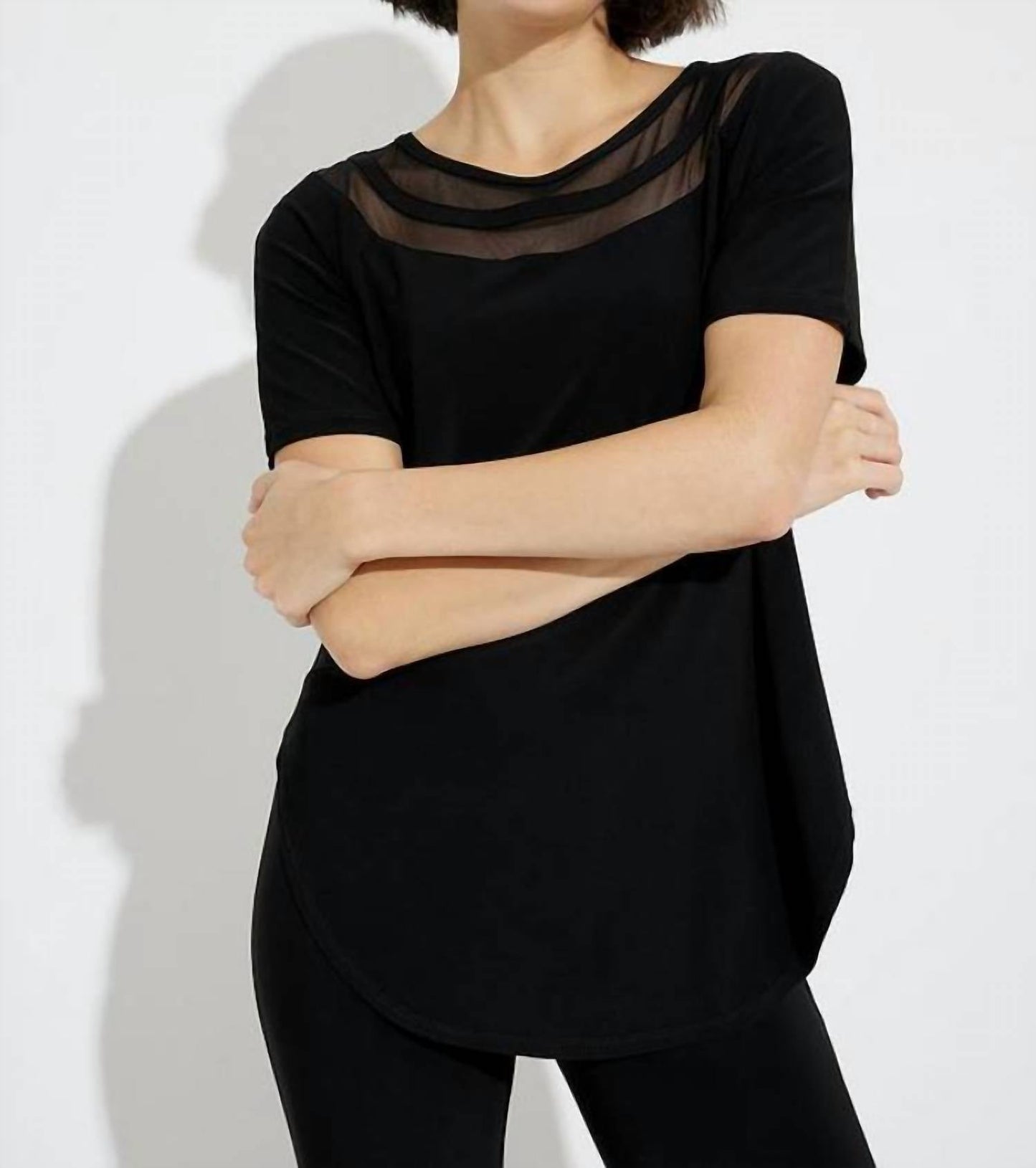 Joseph Ribkoff - Contour Neckline Tunic Top