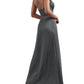 Belsoie - Tiffany Chiffon Long Bridesmaid Dress with V-neckline