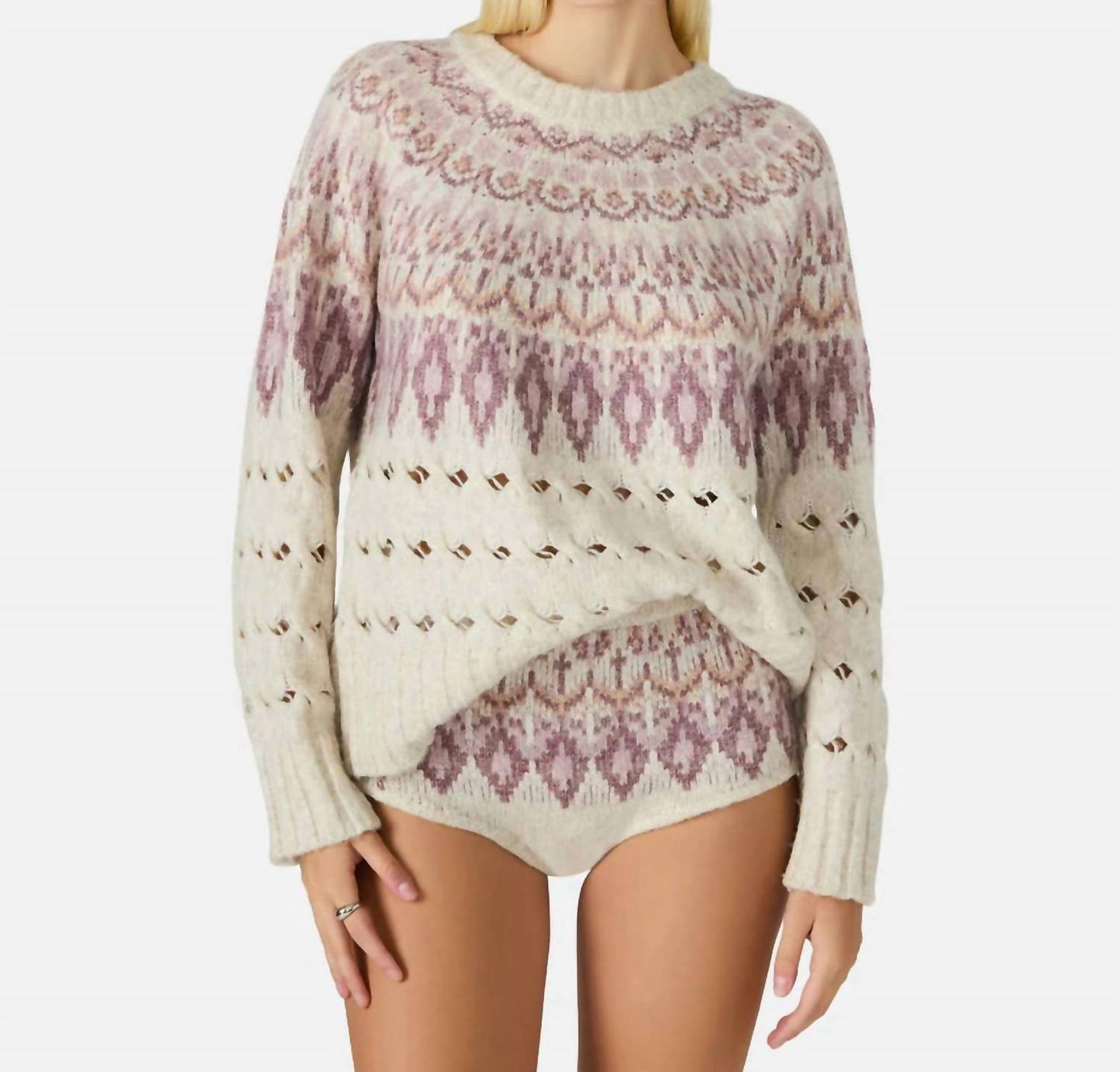Steve Madden - Suzette Long Sleeve Sweater