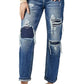 Risen - Women's High Rise Dark Straight Jean