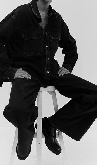 Agolde - Women's Clara Low Rise Baggy Jeans