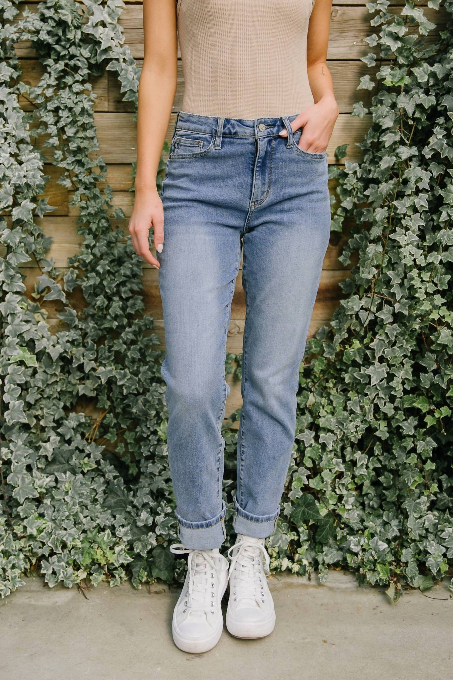 Judy Blue - High Waist Boyfriend Jeans