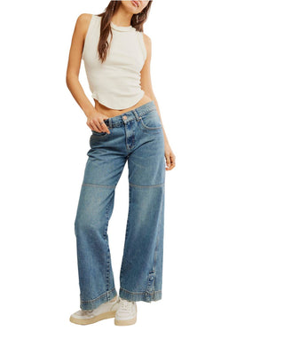 Free People - Benji Relaxed Wide Leg Jeans