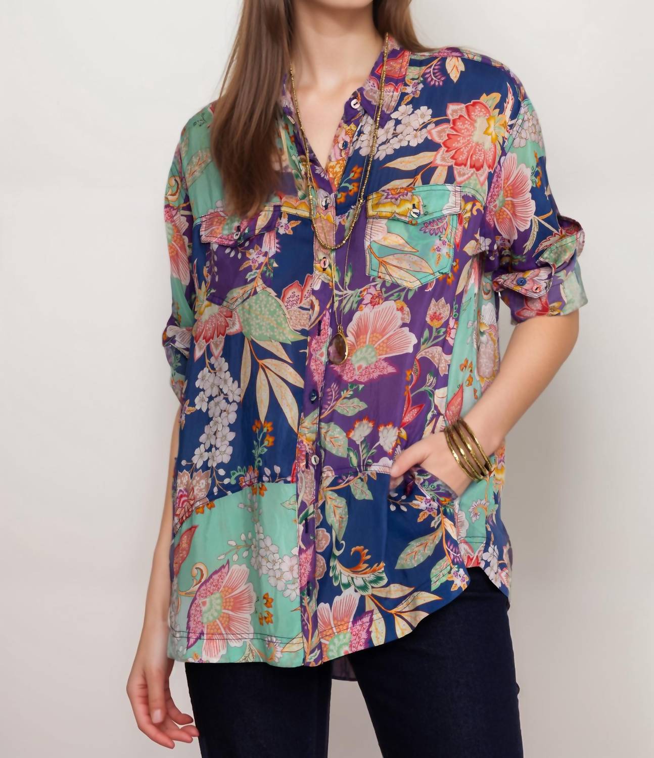 Johnny Was - Vivienne Leya Button Up Shirt