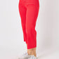 Judy Blue - High Waist Garment Dyed Tummy Control Crop Wide Leg Pants