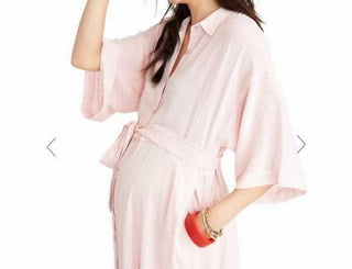 Hatch - The Elsa Stripe Linen Blend Maxi Dress