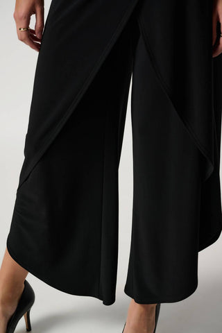 Joseph Ribkoff - Classic Overlay Pull-on Wide Leg Pant