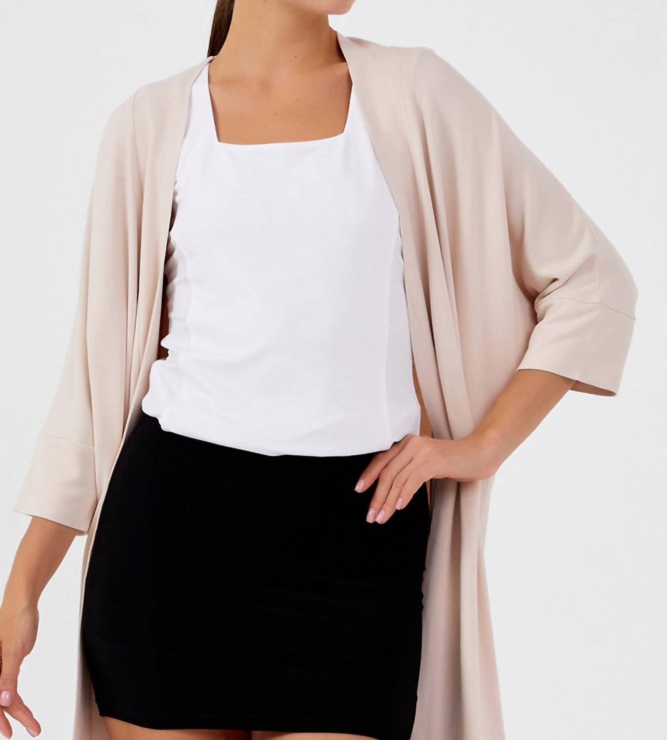 Zaalima Fashion - Mid-Length Cotton Regular Cardigan