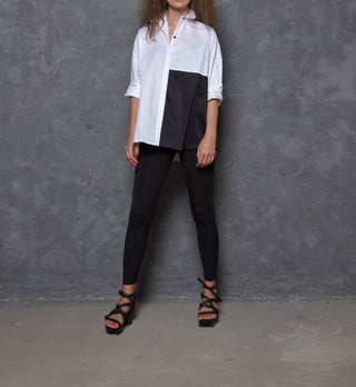 Simply Mila - 2 Tone Boxy Shirt