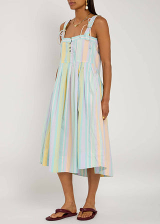 Free People - Primavera Stripe Midi Dress