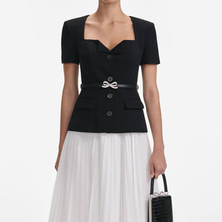 Self-Portrait - Chiffon Midi Dress