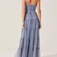 Astr - Mireya Bustier Tulle Maxi Dress