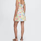 Gap - Sleeveless Square Neck Linen-blend Mini Dress