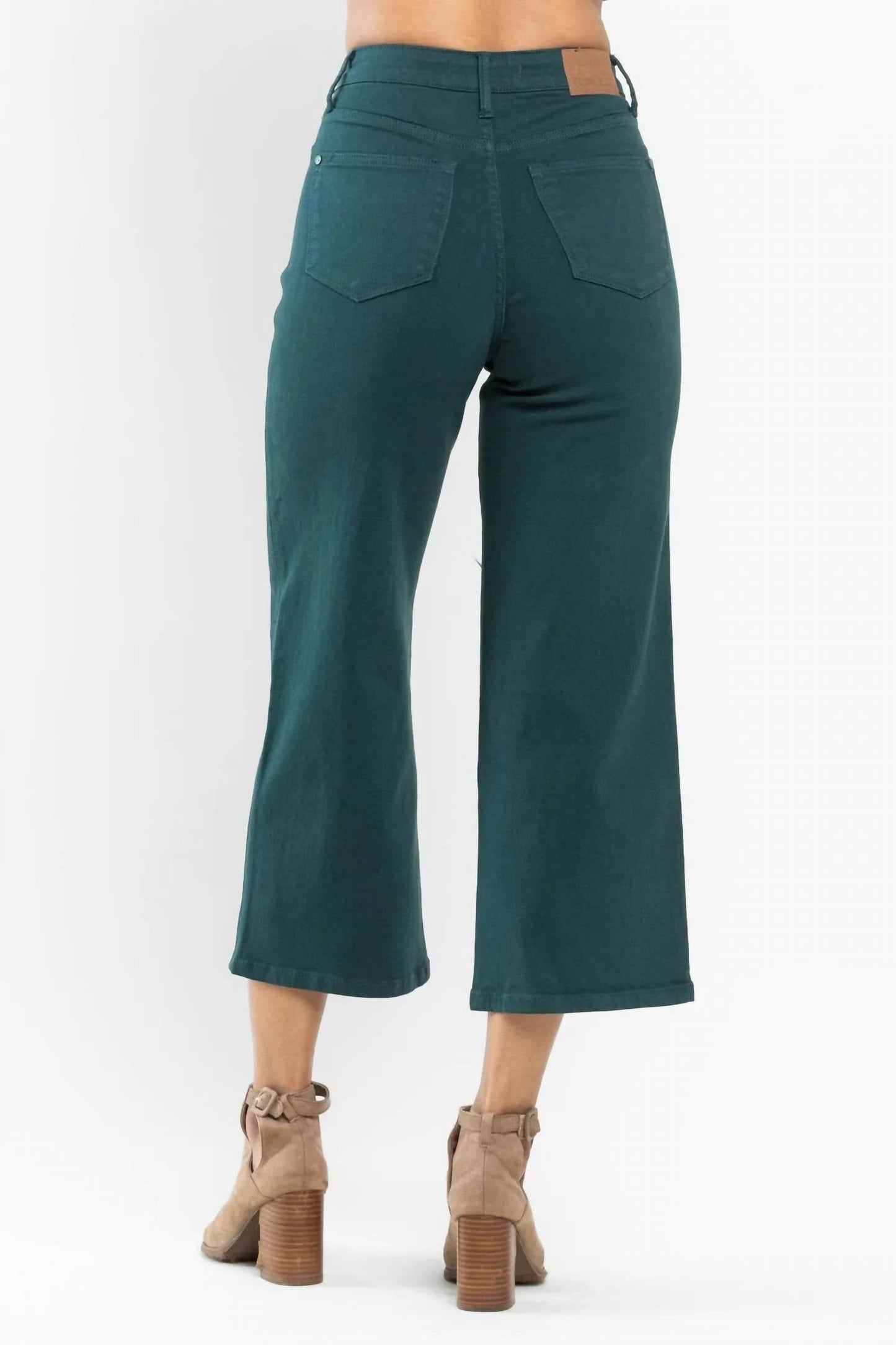Judy Blue - Cropped Wide Leg Jean
