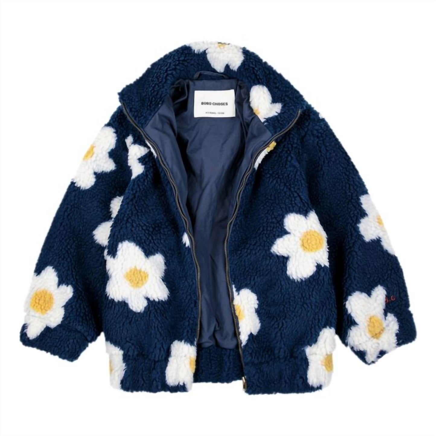 Bobo Choses - Girl's Flower Fleece Coat
