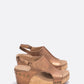 Corkys Footwear - Women's Carley Faux Leather Wedge Sandal