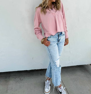 Blakely - Rowan Raw Hem Hoodie