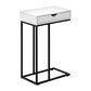 Accent Table, C-Shaped Contemporary & Modern Versatile Design