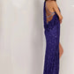 Aleta - Sequin Halter Prom Gown