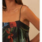 Farm Rio - Midnight Macaw Fiesta Sleeveless Mini Dress
