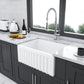 Apron Front Reversible Single Bowl Kitchen Sink & Grid And Strainer