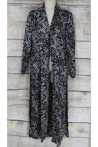 Fashion Nova - Women's Tiger Stripe Open Cover Up