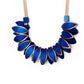 Avenue Chic - Women's Leaf Wood Necklace