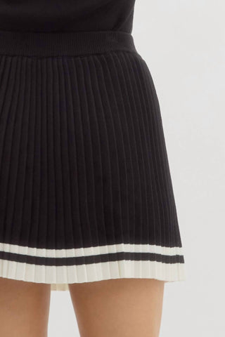 Entro - Knit Pleated Skort
