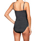 Kallure - Twist Front Underwire One Piece Swimsuit