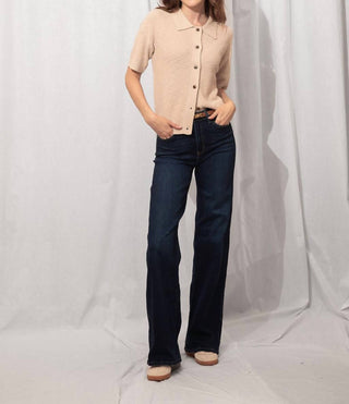 Be Cool - James Knit Button Up Top