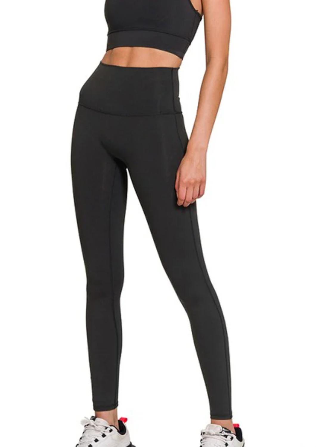 Zenana - Athletic High Wasit Full Length Legging