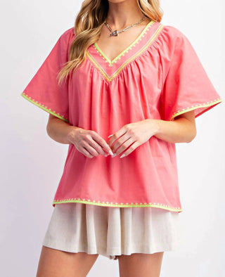 Easel - Boho Top
