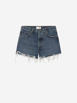 Frame - Dare Short Frayed Hem Jean Shorts