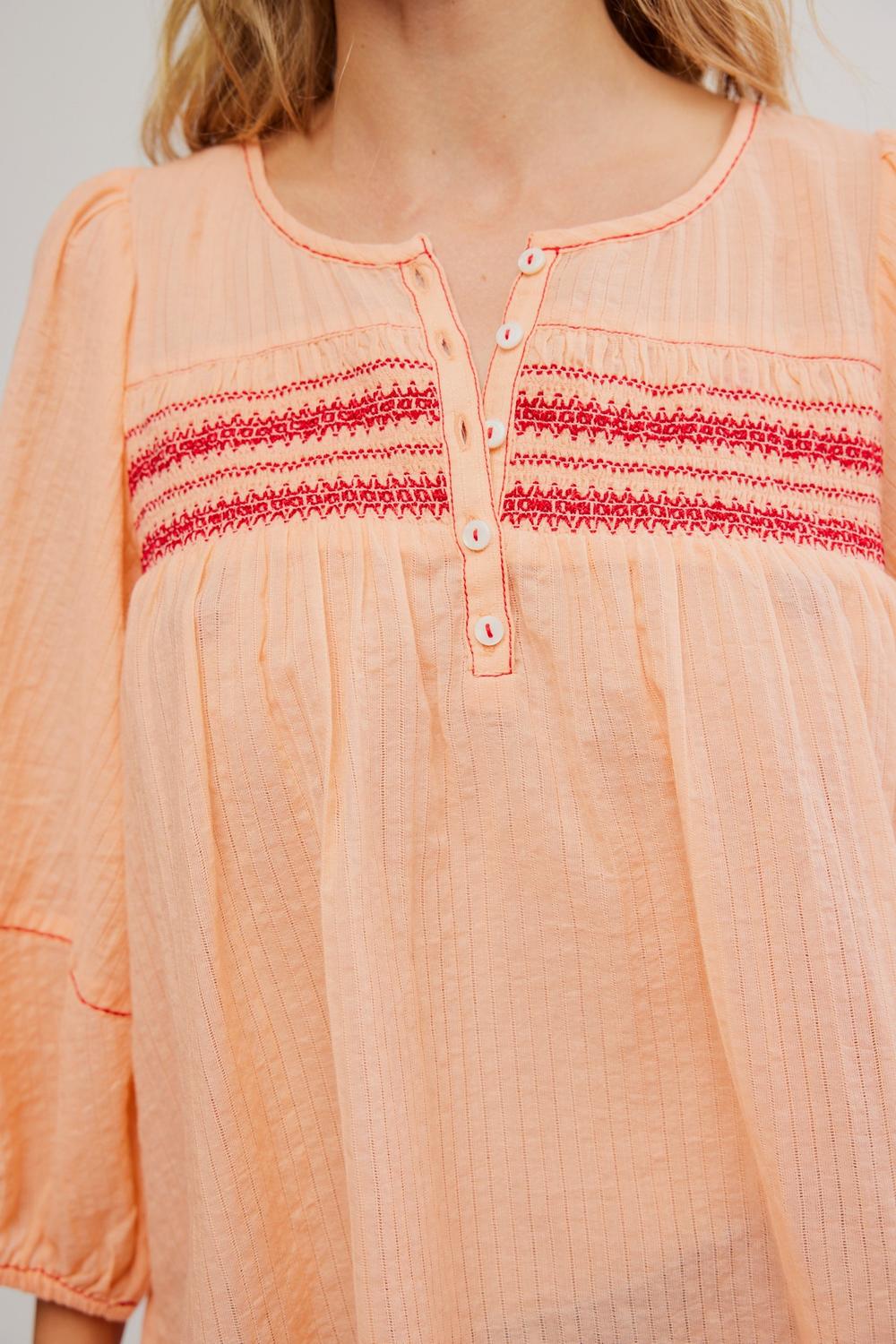Free People - Dylan Smocked Tunic