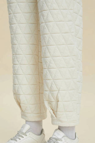 Trendsi - Double Take Full Size Texture Round Neck Long Sleeve Top and Pants Set