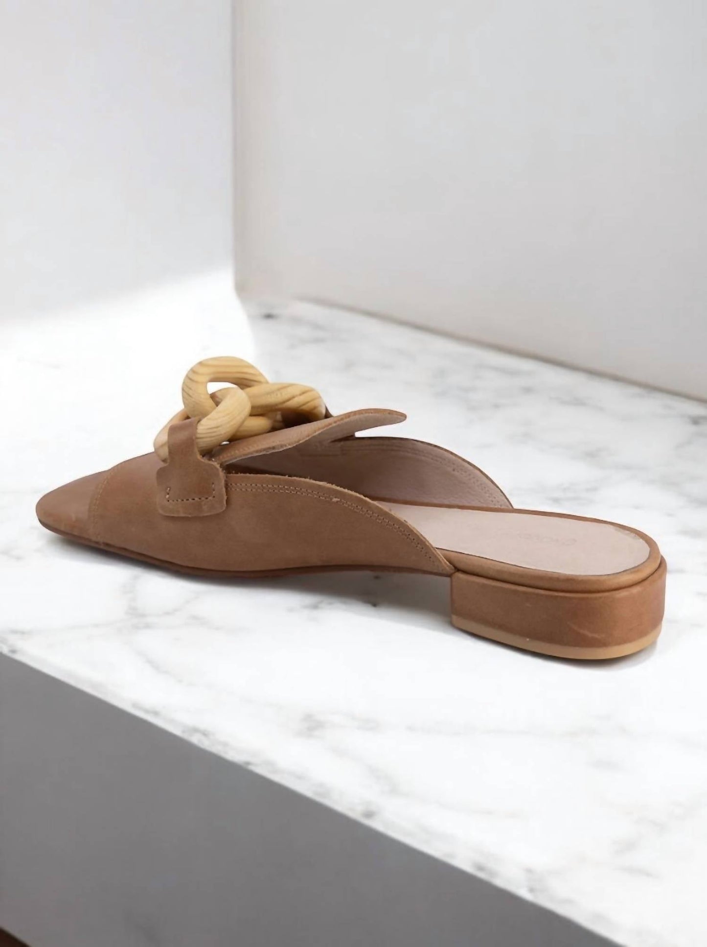 Chocolat Blu - Bell Leather Mules