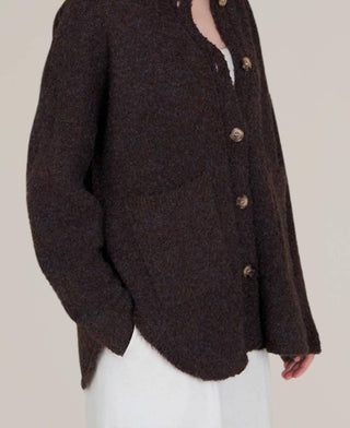 Grade & Gather - Boucle Button Down Cardigan