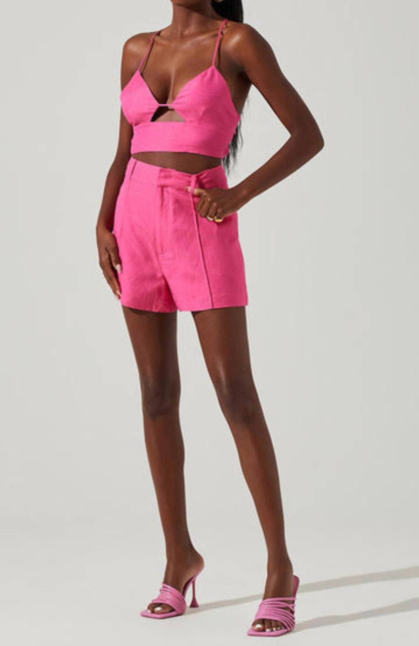 Astr - Cutout Crop Top