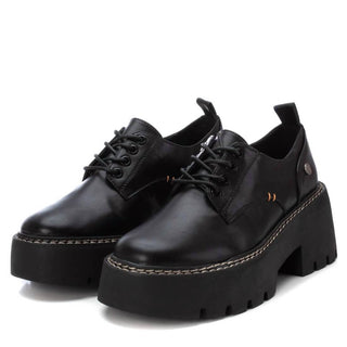 Xti - Women's Heeled Lace-Up Loafers
