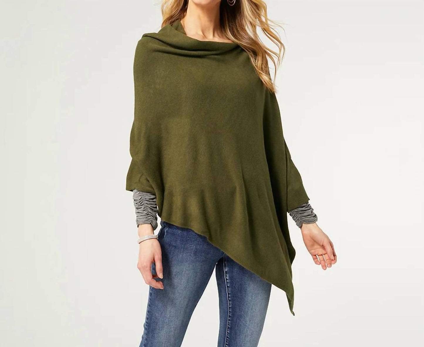 Coco + Carmen - Asymmetrical Lightweight Poncho