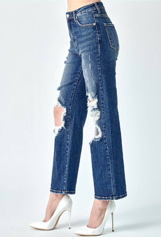Risen - Straight Leg High Rise Jean