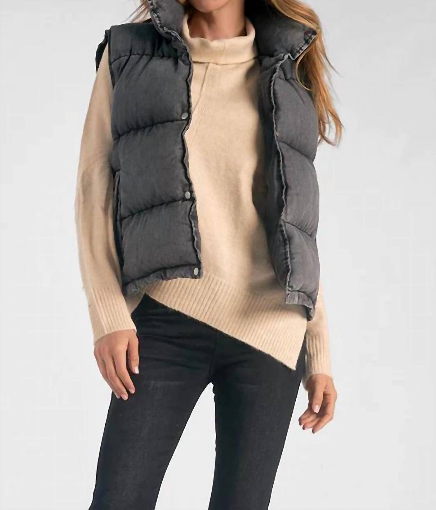Elan - Wash Puffy Vest