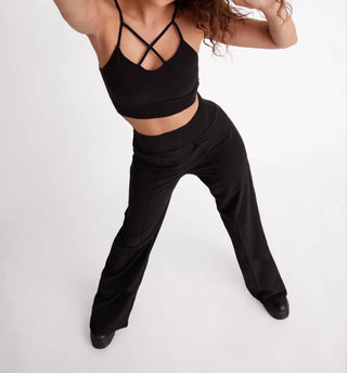 Wolven - High-waisted Wide Leg Pant