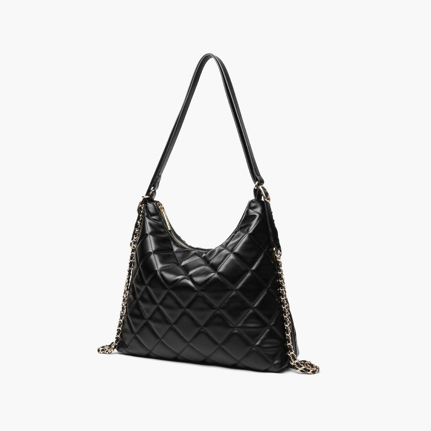 Like Dreams - Women's Quilted Vegan Leather Convertible Shoulder Bag